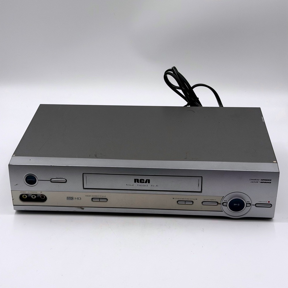 RCA VR712HF Four Head Hi-Fi VHS VCR  Silver Tape Player PARTS ONLY